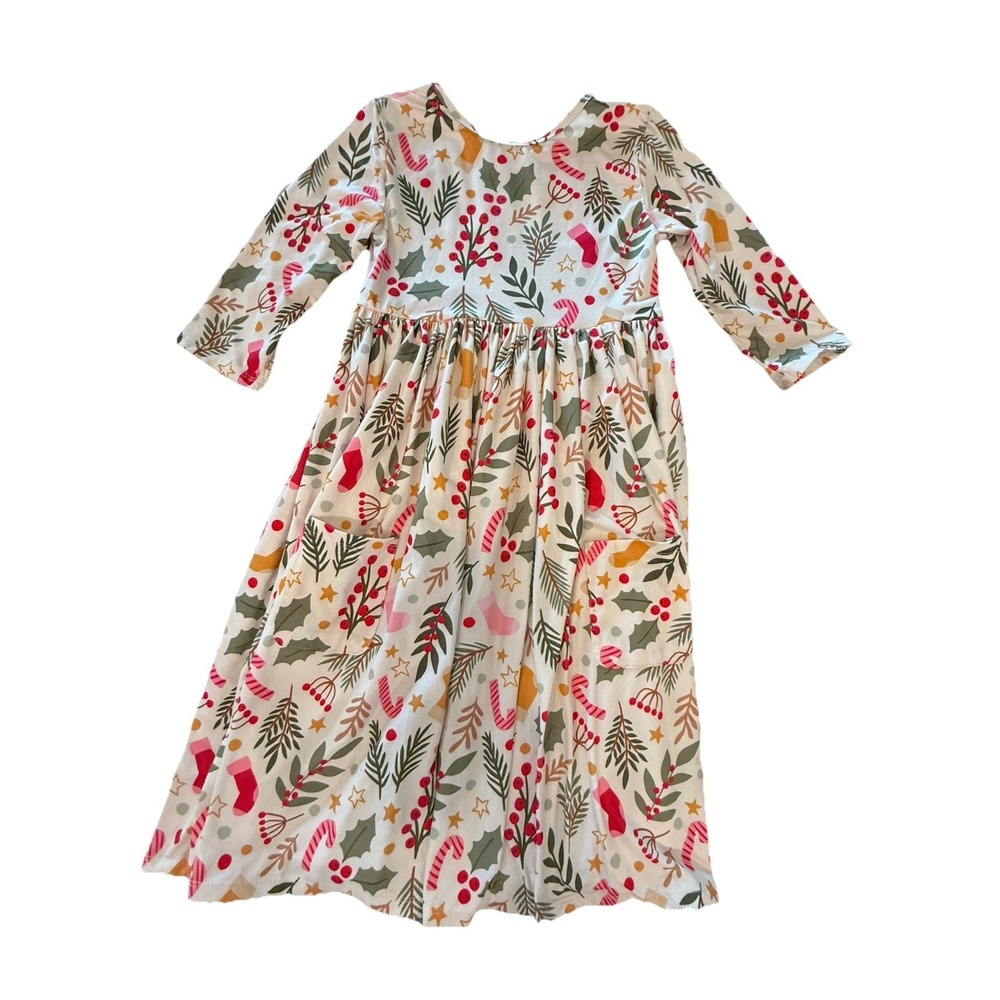 Mila & Rose Girls Size 9/10 Christmas Dress with Pockets A line‎ Lightweight
